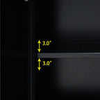 Movable Lockable Double Door Partition with Lock