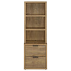 Geary Mango 3-Piece Wall Unit Bookcase Set with USB