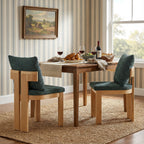 Indoor Boucle Dining Chair Set of 2