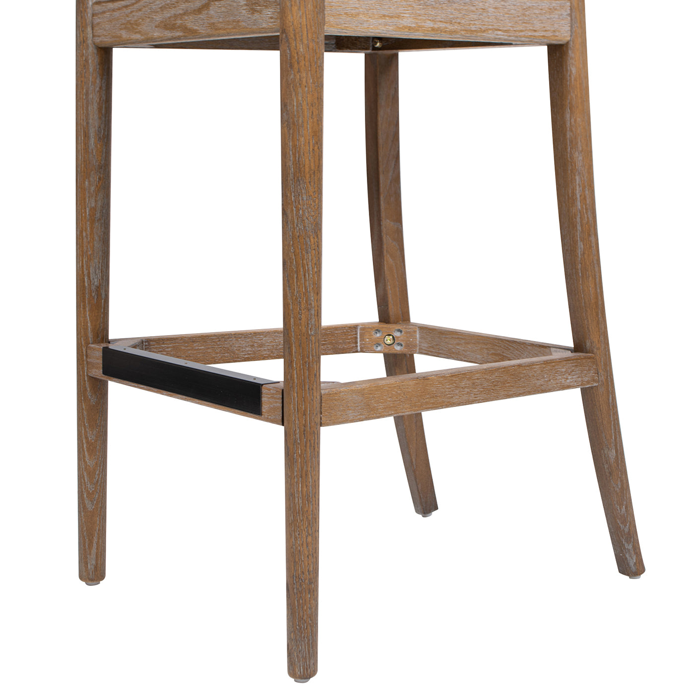 Panama 30.5" Curved Back Cane Rattan Bar Stool, Set of 2