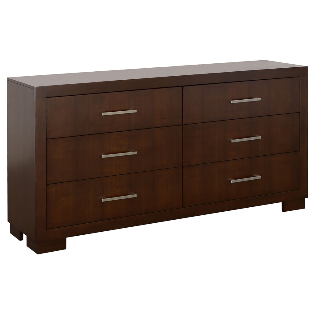 Polk Cappuccino 6-Drawer Dresser