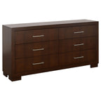 Polk Cappuccino 6-Drawer Dresser