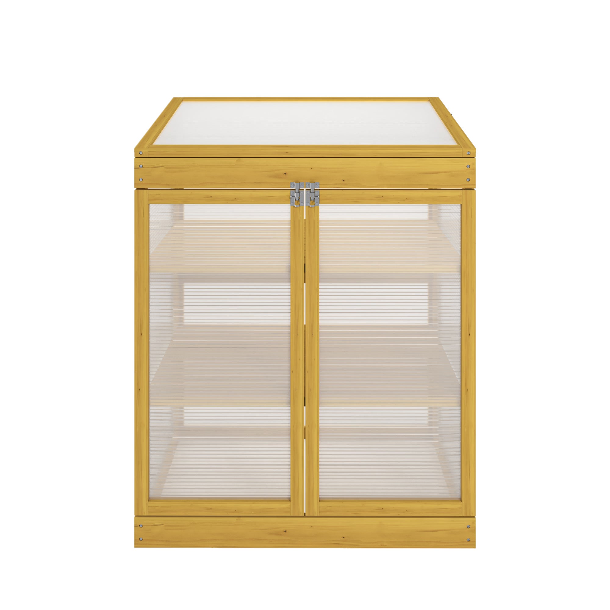 Wooden Cold Frame Greenhouse for Outdoor Gardening