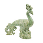 Ceramic Peacock Sculpture