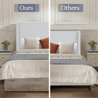 Shelton Upholstered Wingback Bed