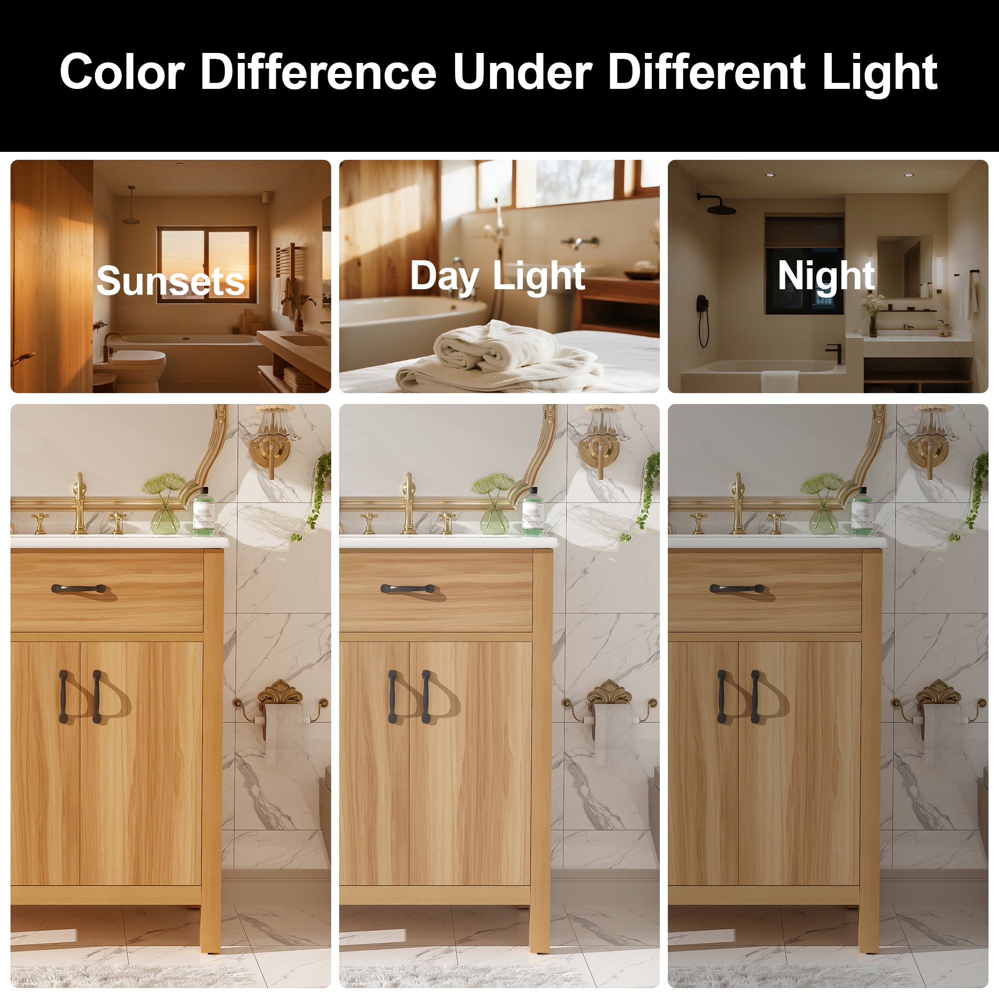 48" Bathroom Vanity with Solid Wood Frame