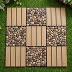 Interlocking WPC Deck Tiles 11.8"x11.8"