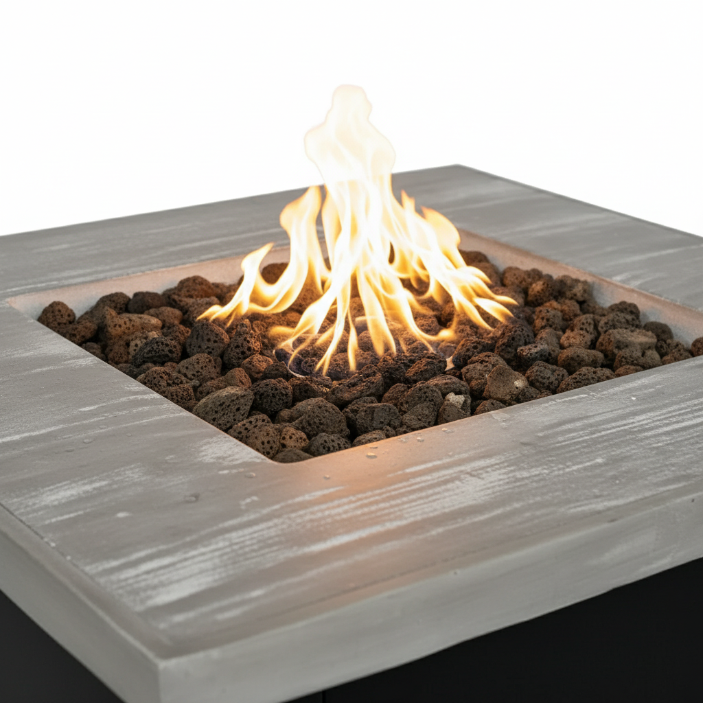 Fibre Reinforced Concrete Propane Fire Pit Table