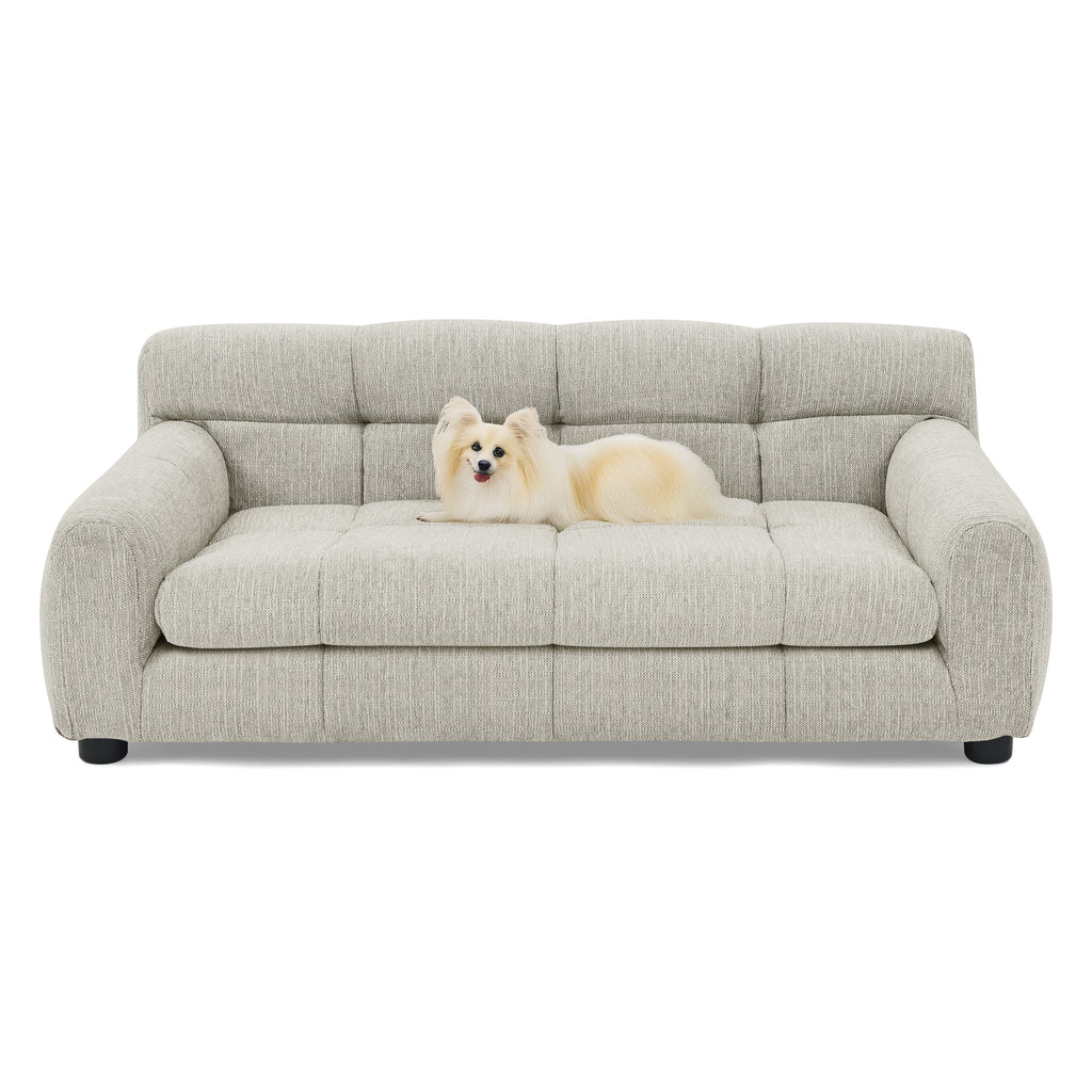 Soft and Comfortable Pet Sofa with Backrest and Armrests