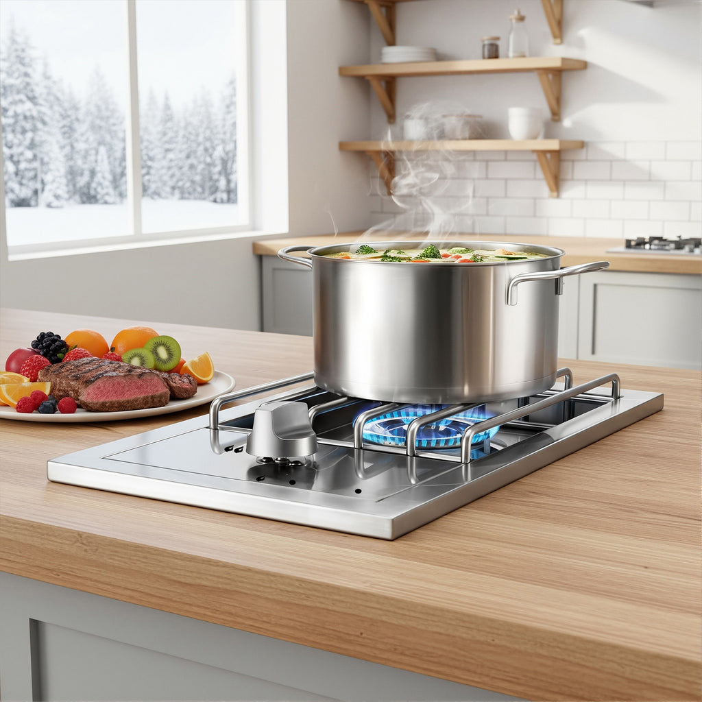 15,000BTU Liquid Propane Single Grilling Side Burner