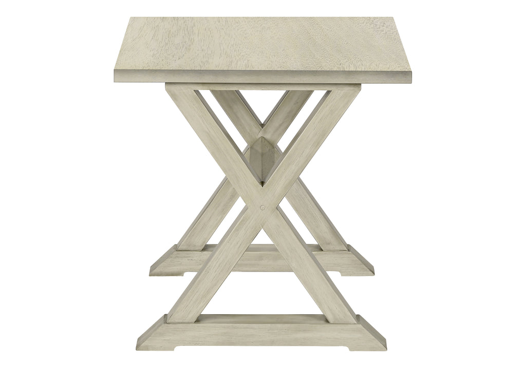 Antique White Accent Table