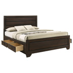 Holmgren Dark Cocoa California King Storage Panel Bed