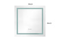 36 x 36 Inch LED Bathroom Mirror with Anti-Fog
