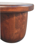 Solid Wood Clara Sculpted Coffee Table