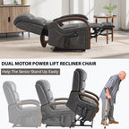 Power Dark Recliner Chair