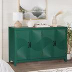 59" Green Accent Cabinet with 4 Doors