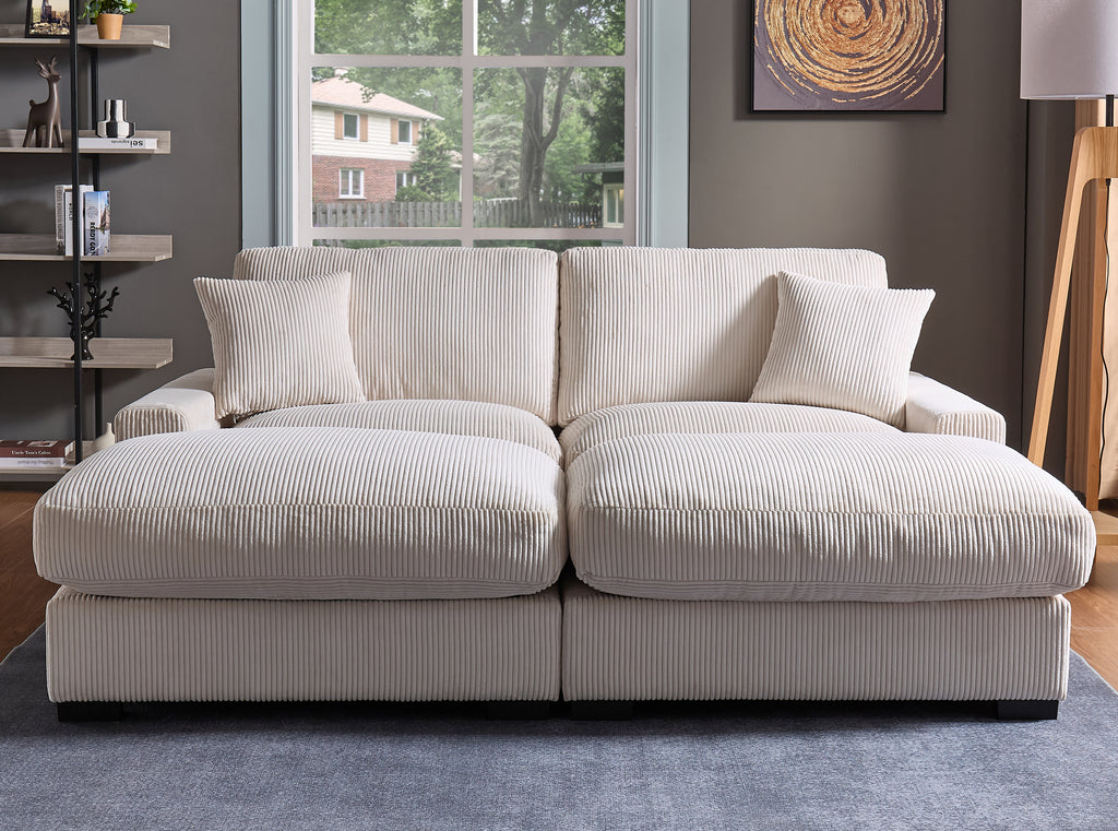 Modular Sectional Sofa - 4 Seater Oversized