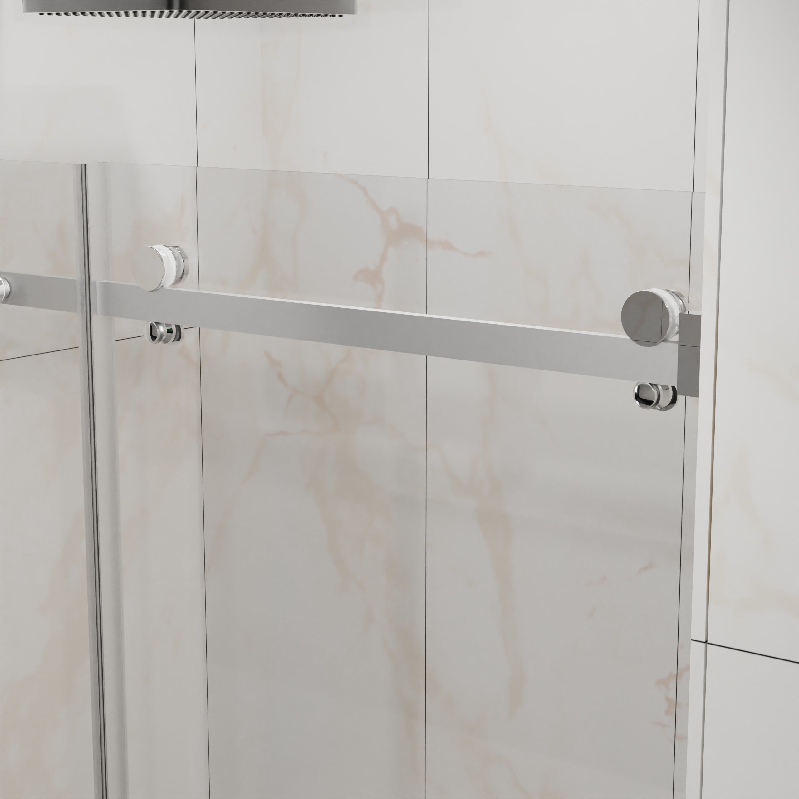 Goodyo Frameless Shower Door - 48" W x 72" H