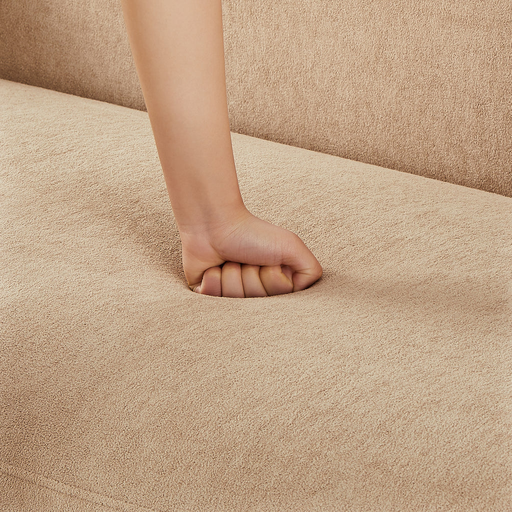 Flow 79 in. Modern Upholstered Velvet Sofa