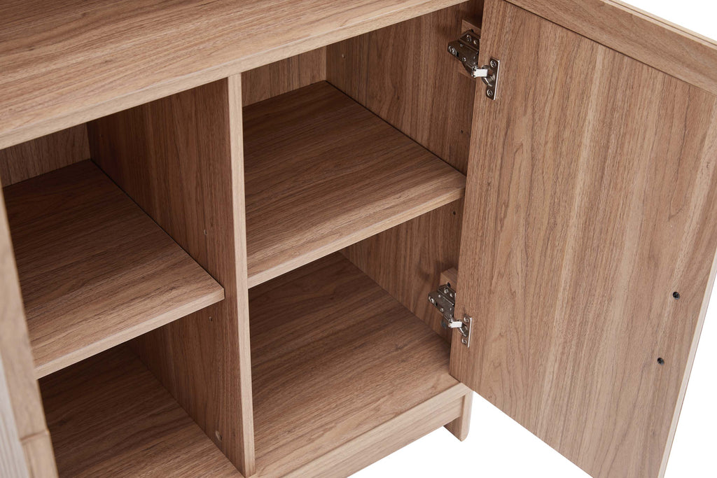 Jodie 31" Bookcase Cabinet in Maple (6-Shelf)
