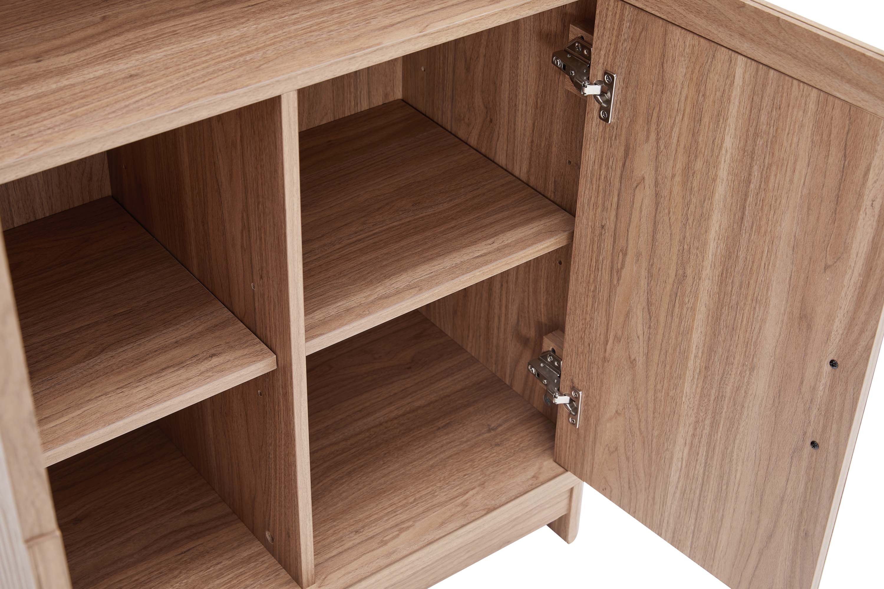 Jodie 31" Bookcase Cabinet in Maple (6-Shelf)