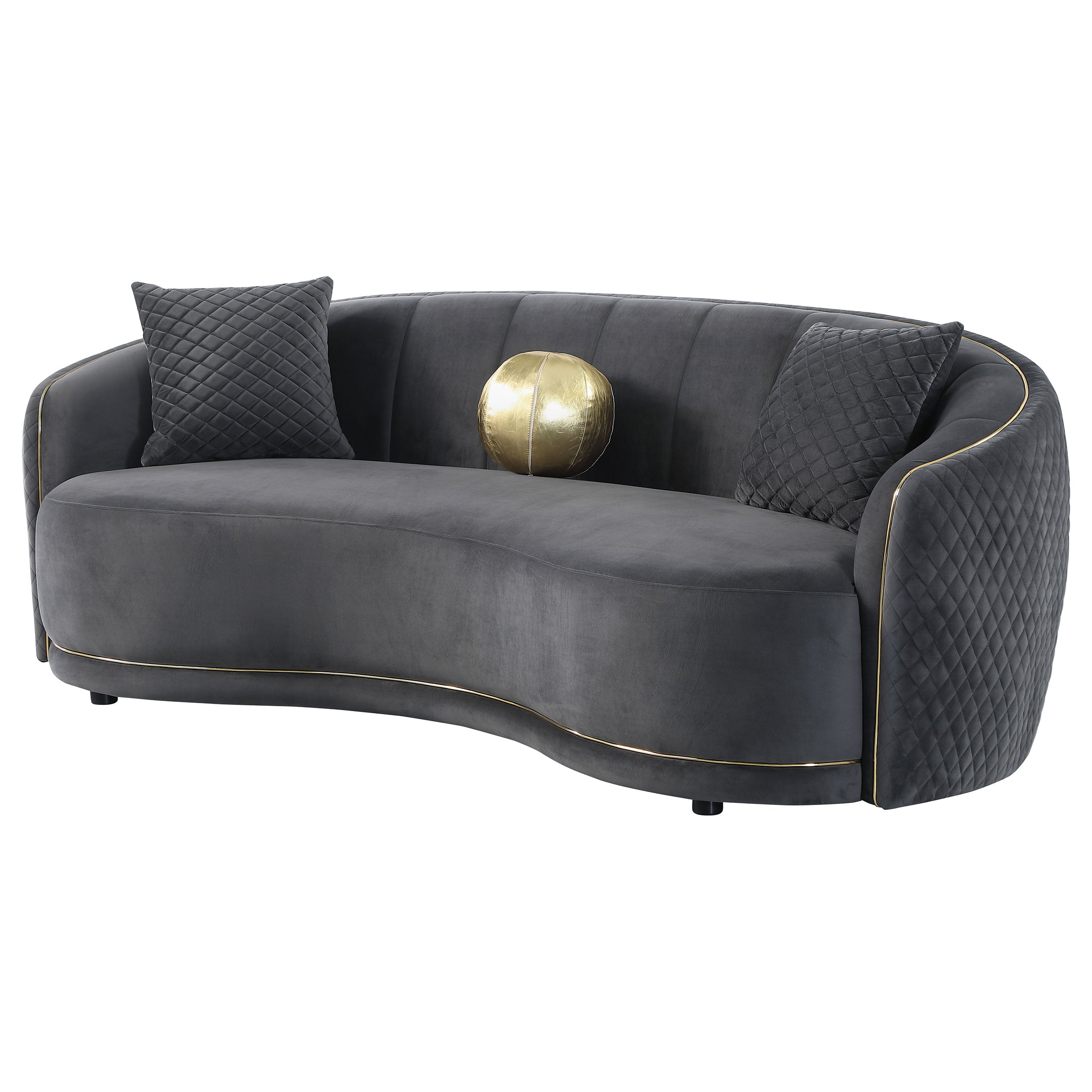 Luxe Dark Sofa