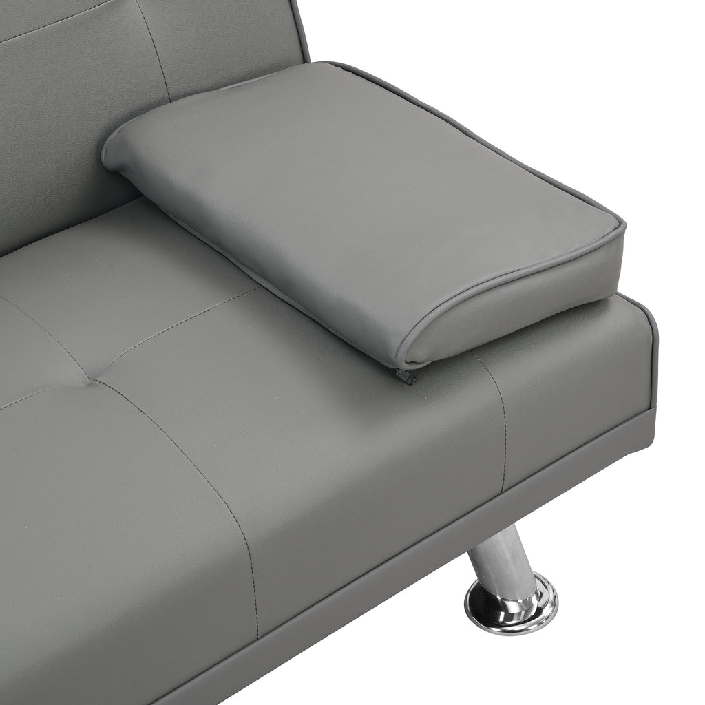 Sofa Bed with Armrest and Holders