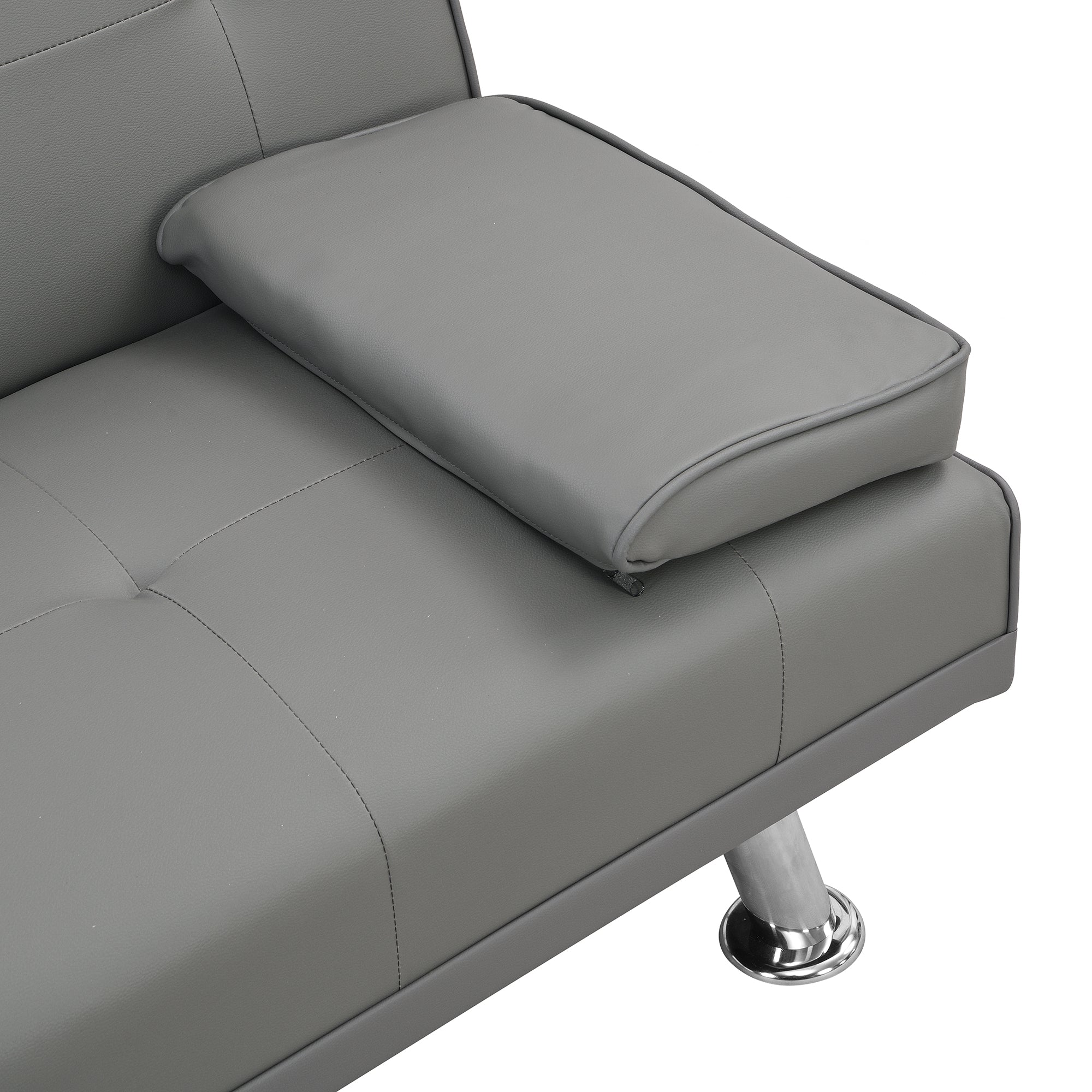 Sofa Bed with Armrest and Holders