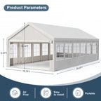 20'x40' Carport Canopy Tent