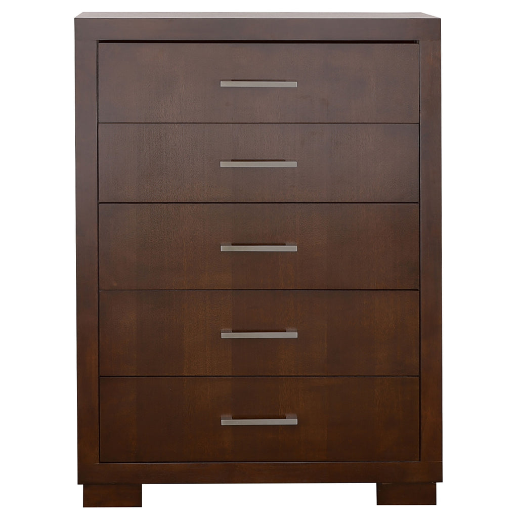 Polk Cappuccino 5-Drawer Bedroom Chest