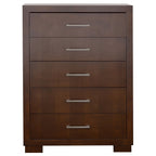 Polk Cappuccino 5-Drawer Bedroom Chest