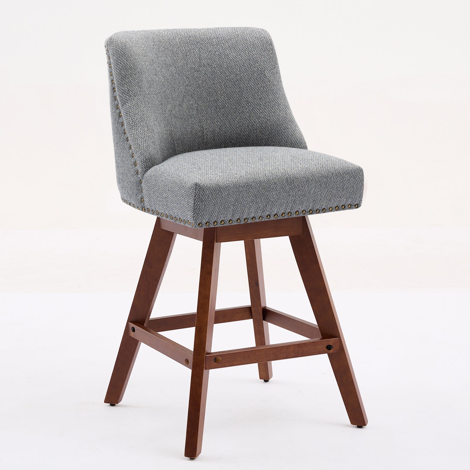 Counter Height Swivel Barstools Set of 2