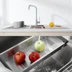 Stainless Steel Kitchen Sink, 33″x22″ Single Bowl