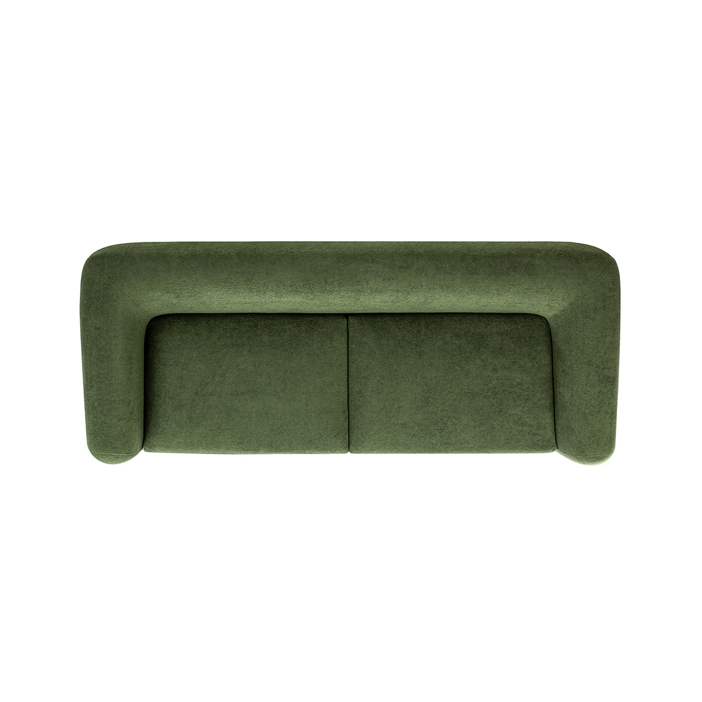 Alpine 90.5" Sherpa Sofa, Moss
