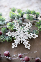 Iron Snowflake Hanger - Set of 6 Holiday Ornaments