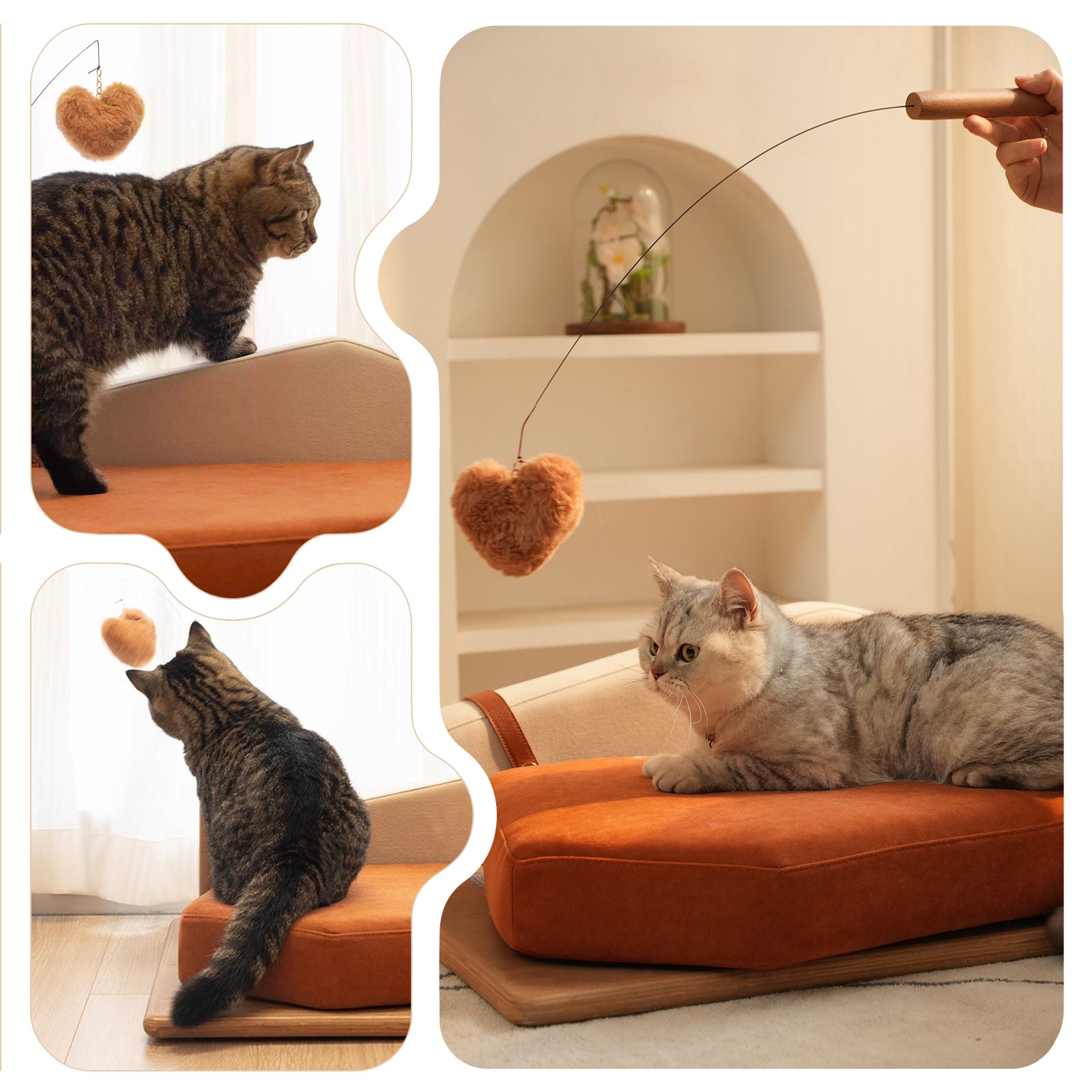 Wooden Pet Bed for Cats & Dogs