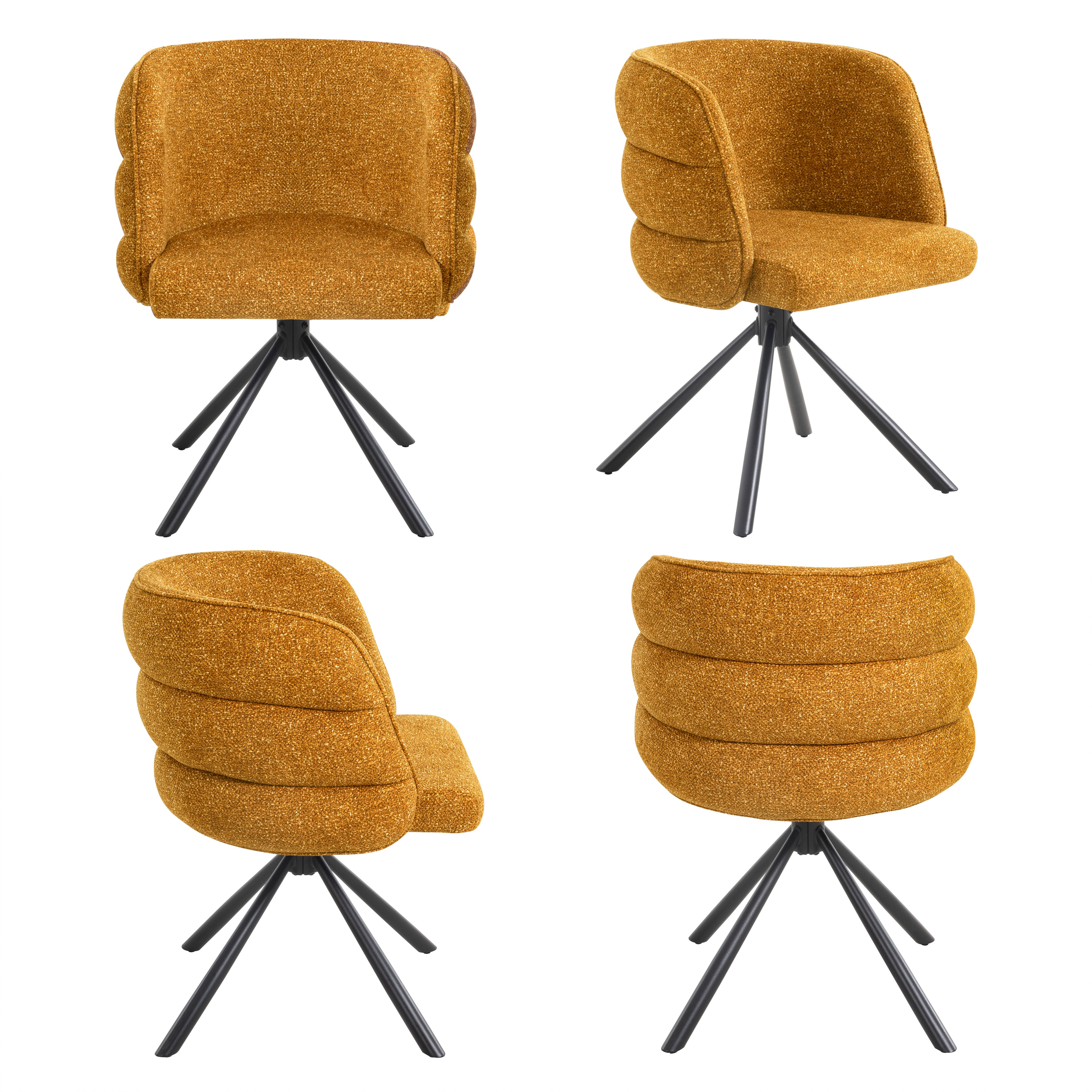 270° Swivel Home Office Desk Chairs Set of 2