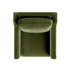 Josephine 33" Upholstered Accent Chair, Olive