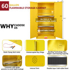 60 Gal Flammable Safety Cabinet