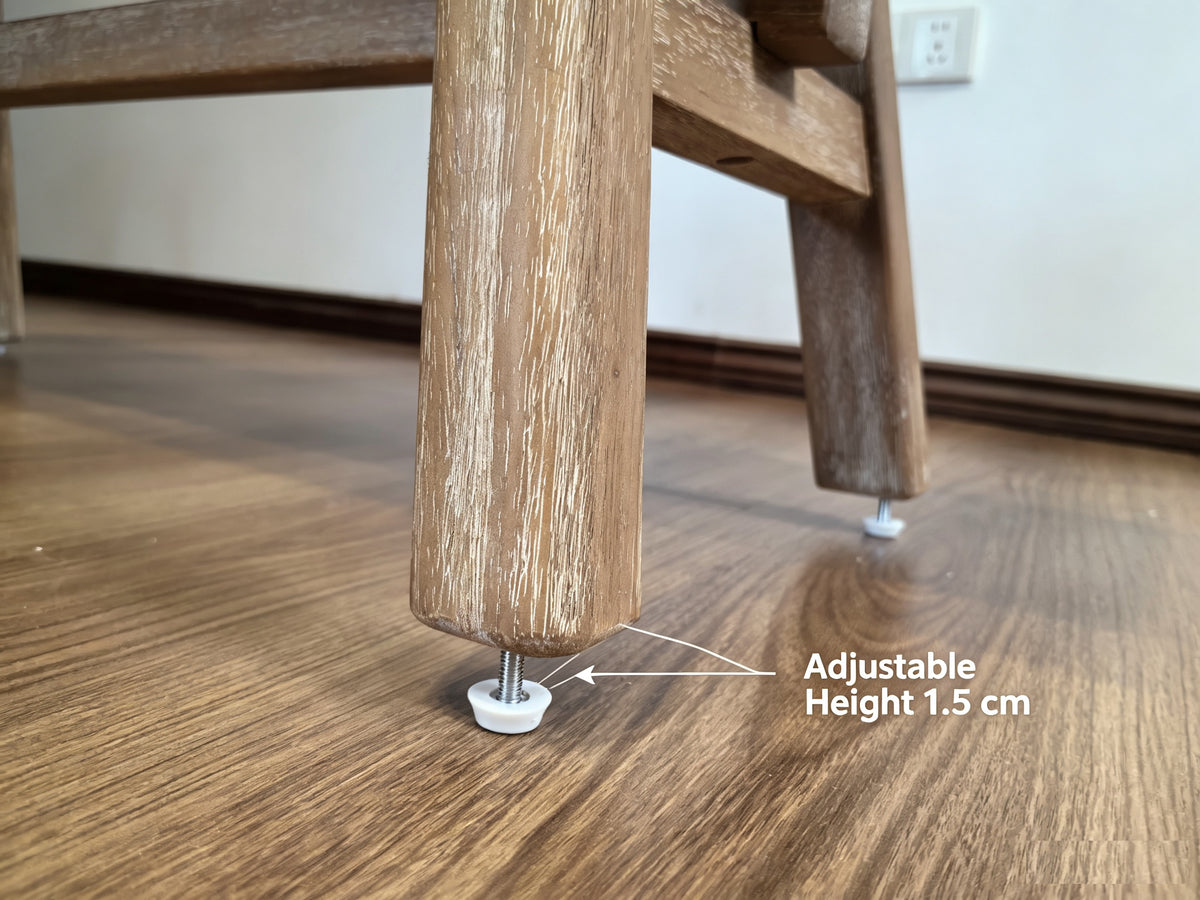 55" Farmhouse Wood Bench