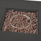 39" Square Iron Fire Pit - 50,000 BTU