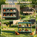 Egg Laying Boxes: Metal Nesting Boxes for Chickens