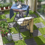 Artificial Lawn 36pcs Interlocking Artificial Grass Tiles