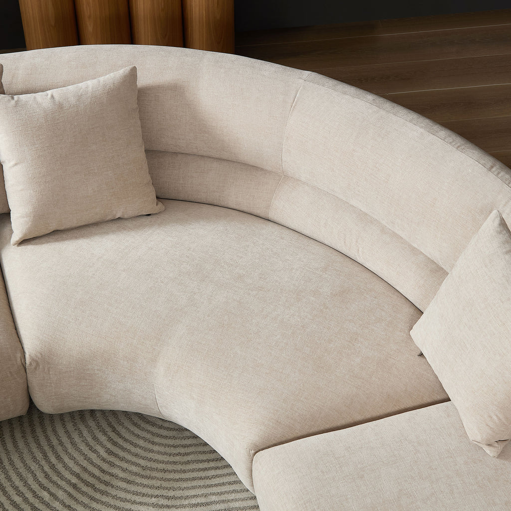 Modular Curved Sectional Sofa