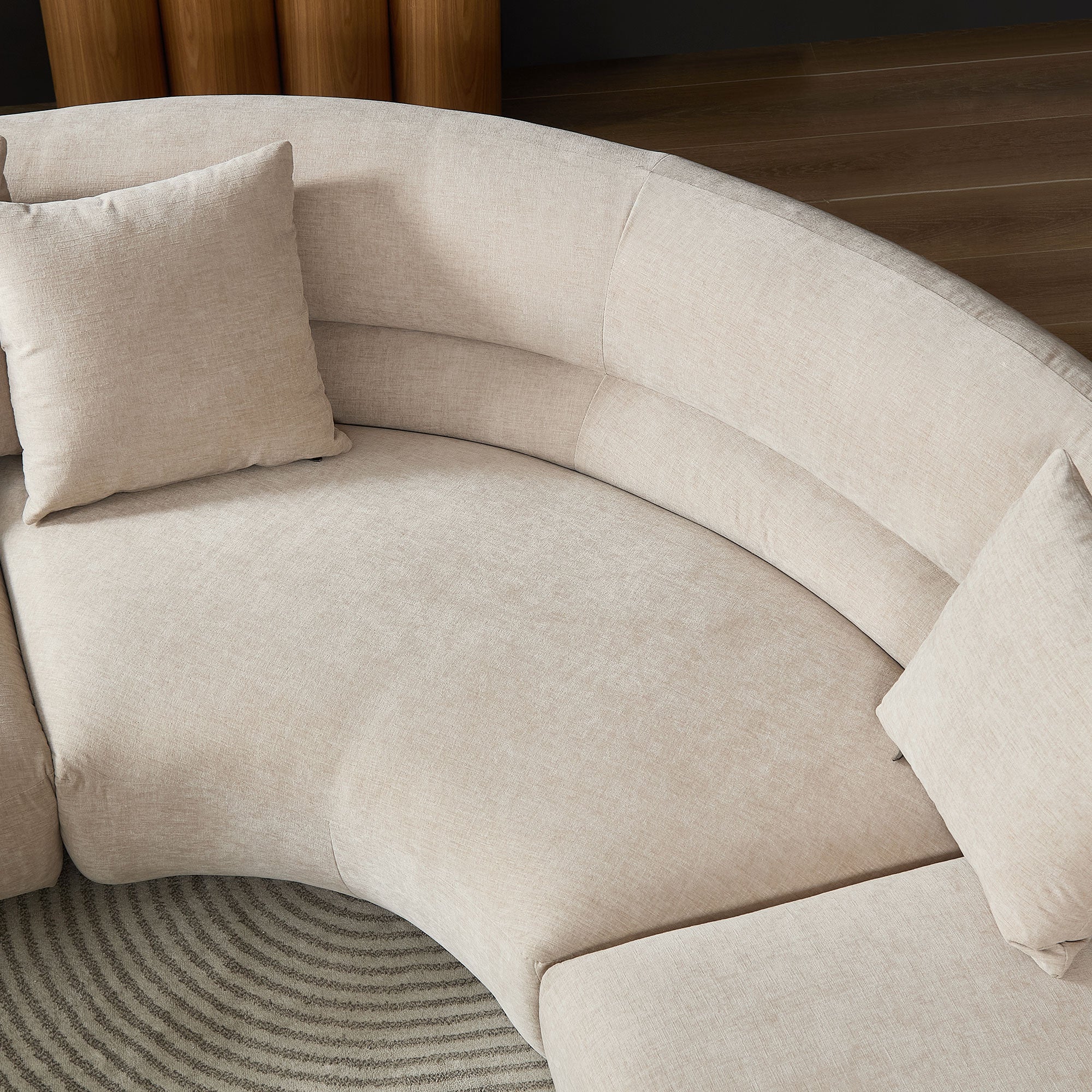 Modular Curved Sectional Sofa