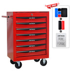 Rolling Metal Tool Chest with 7 Drawers