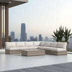 6-Piece Wicker Patio Seating Group with Cushions