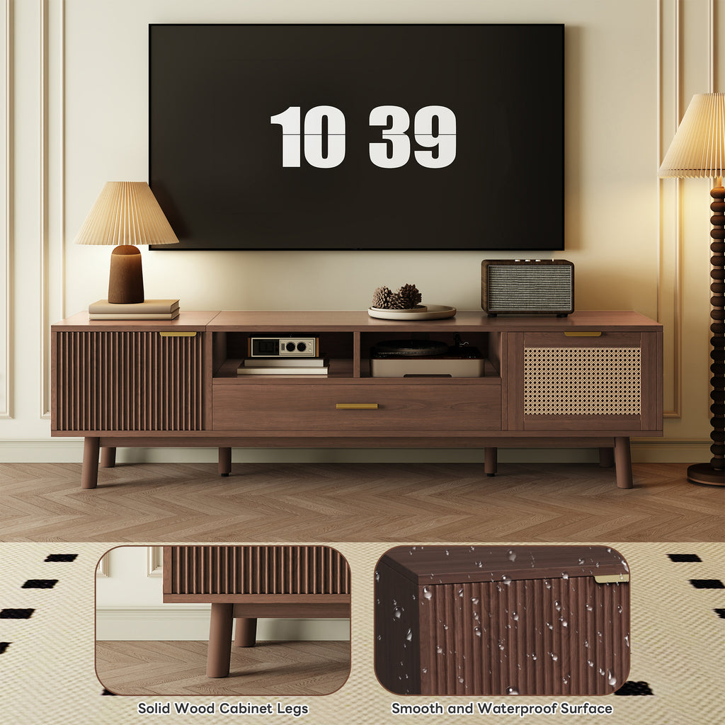Wood Fashionable TV Stand for 75" TVs
