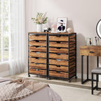 7-Drawer Storage Dresser Cabinet with Wheels