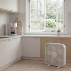 20 Inch Box Fan - 3-Speed Portable Cooling Fan with Carry Handle